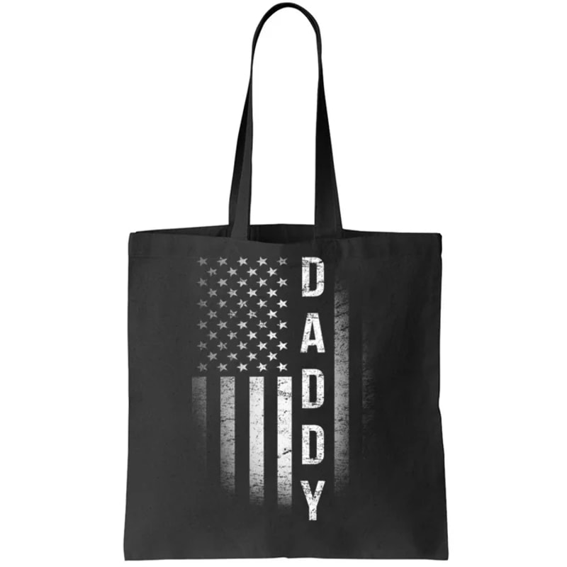 Vintage Flag American Dad Tote Bag.jpg