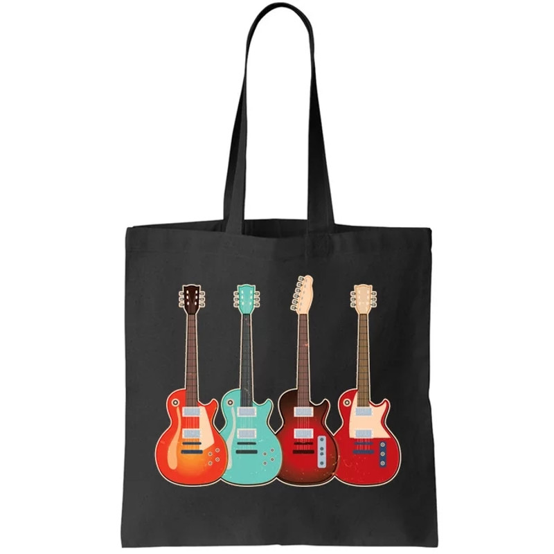 Vintage Multi Guitars Music Tote Bag.jpg