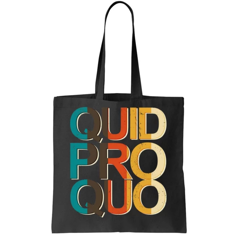 Vintage Quid Pro Quo Tote Bag.jpg
