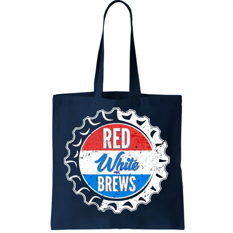 Vintage Red White and Brews Tote Bag.jpg