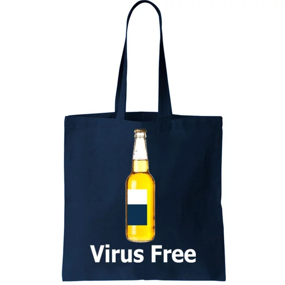 Virus Free Beer Bottle Tote Bag.jpg