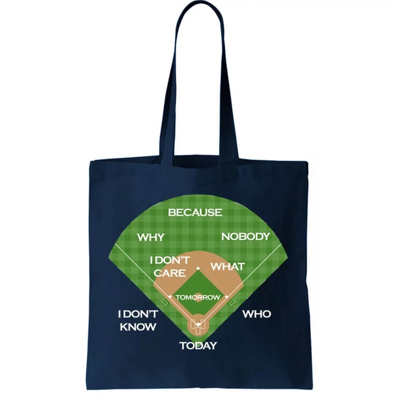 Who's on First Baseball Diamond Fielding Card Tote Bag.jpg