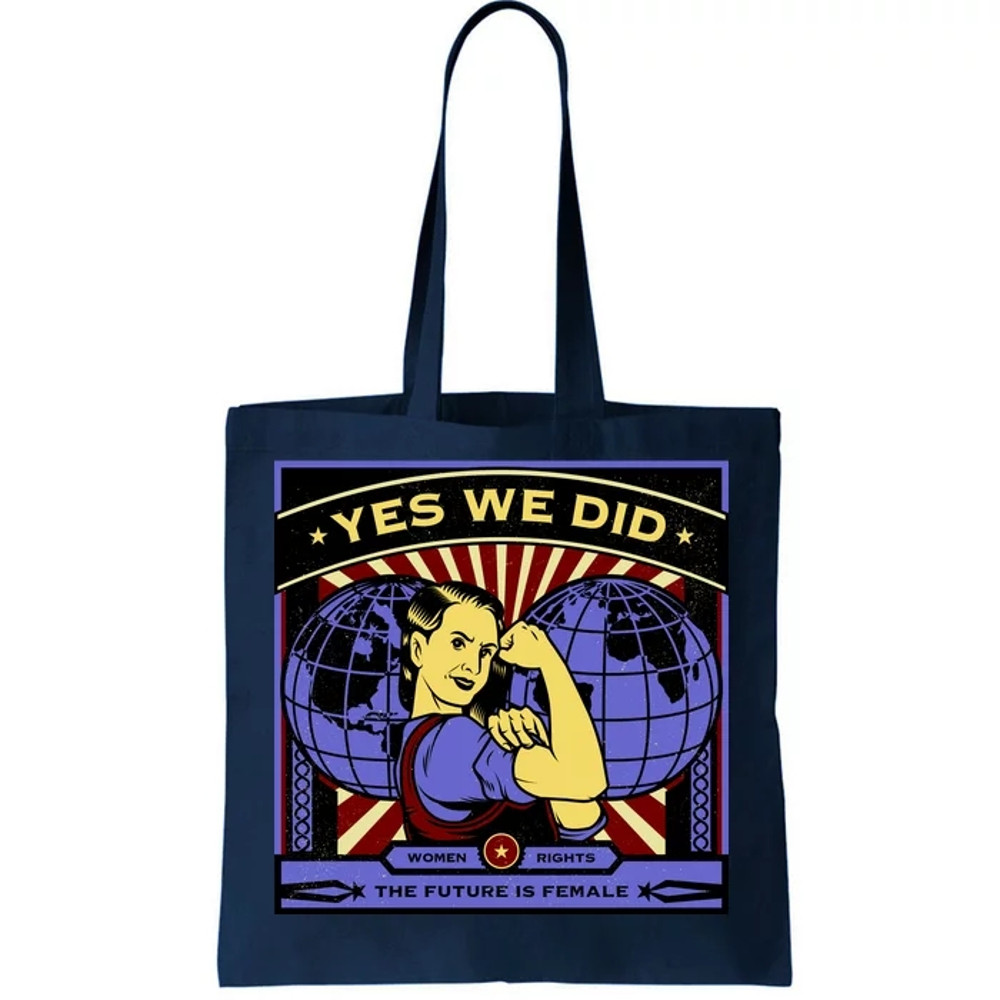 Women Rights - Yes We Did Resist Vintage Tote Bag.jpg