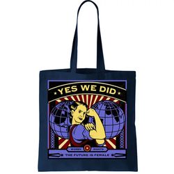 Women Rights - Yes We Did Resist Vintage Tote Bag