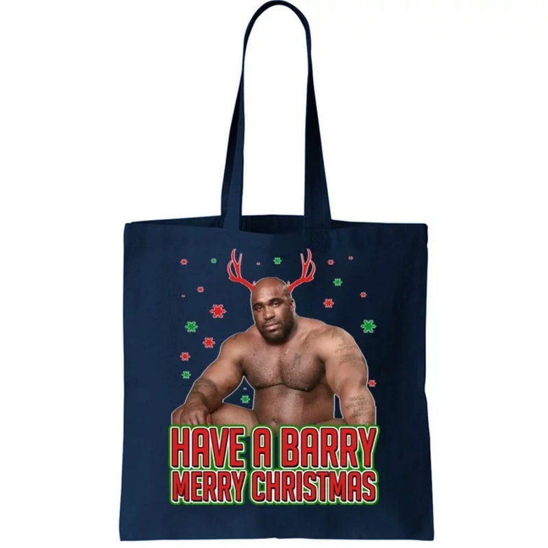 X-Mas Have A Barry Merry Christmas Tote Bag.jpg