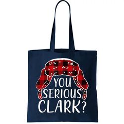 you serious clark family matching christmas vacation tote bag
