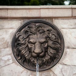 Lion Head Wall Fountain Outdoor wall fountain Pool fountain lion head