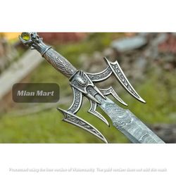 Viking Sword, Handmade Sword, Hand Forged Sword, Damascus Swords, Battle Ready Sword,Hunting Swords, Anniversary Gifts,