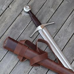 Hand Forged High Carbon Steel Viking Sword Sharp / Battle Ready Medieval Sword