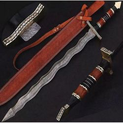 Viking Sword of King Ragnar Lothbrok, Vikings Ragnar,Battle Ready Medieval Sword,Witcher Sword Gifts for him Anniversary