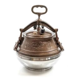 15 ltr afghan kazan pressure cooker heavy duty,dual handles cookware - camping travel stove available in multi sizes
