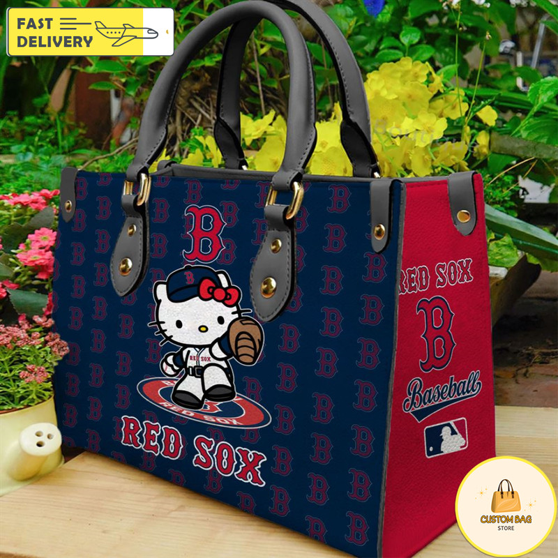 Boston Red Sox Kitty Women Leather Hand Bag.jpg
