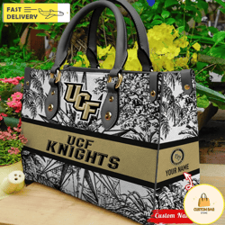 ncaa ucf knights women leather hand bag, custom bag