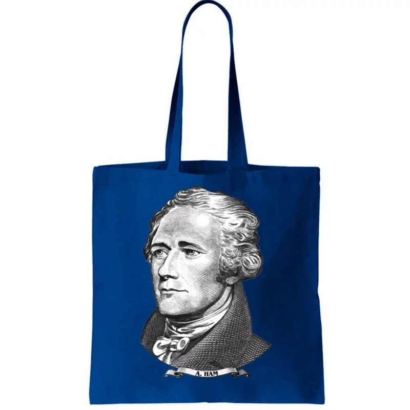 A Ham A Ham Big Face Portrait Tote Bag.jpg