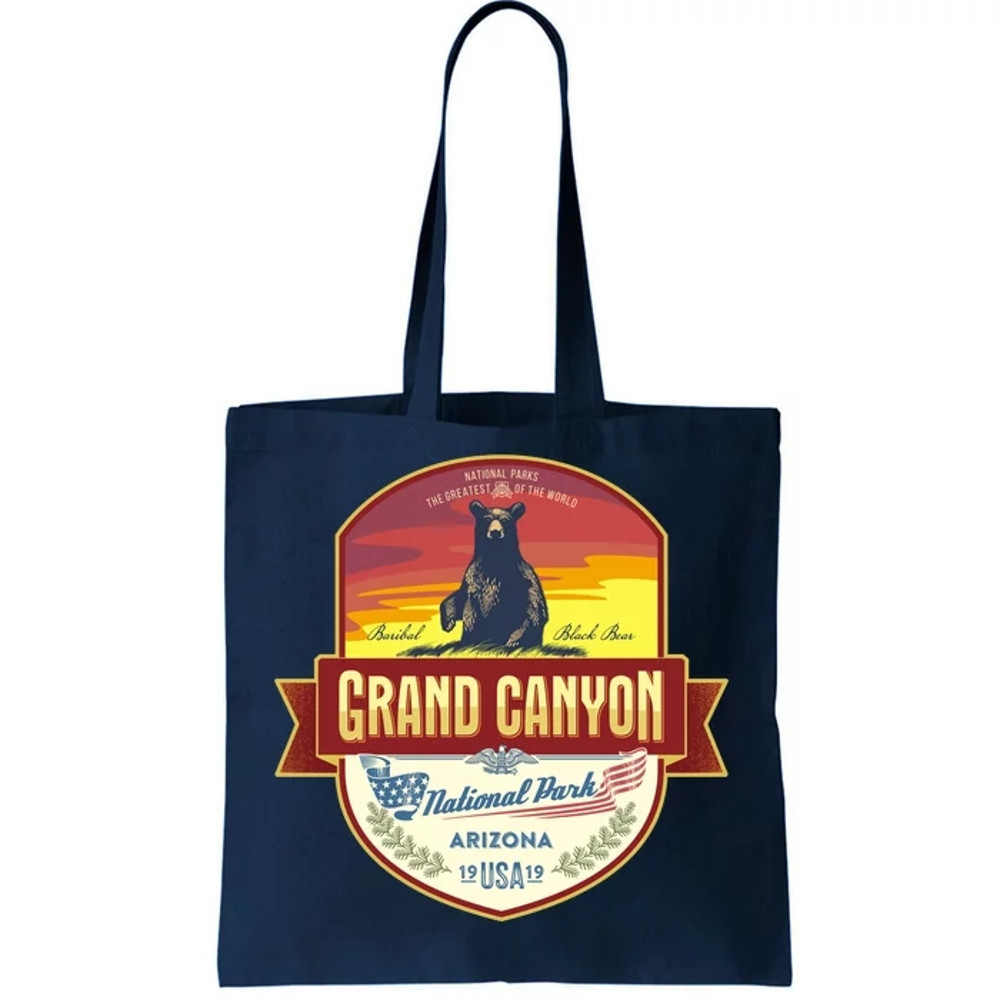 American Black Bear Grand Canyon National Park Tote Bag.jpg