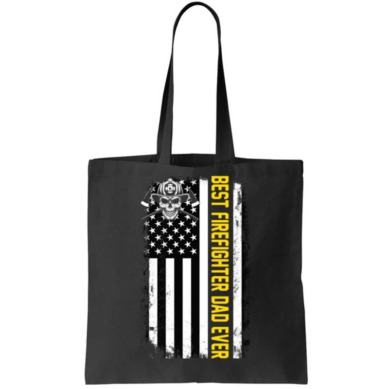 Best Firefighter Dad Ever Flag Tote Bag.jpg