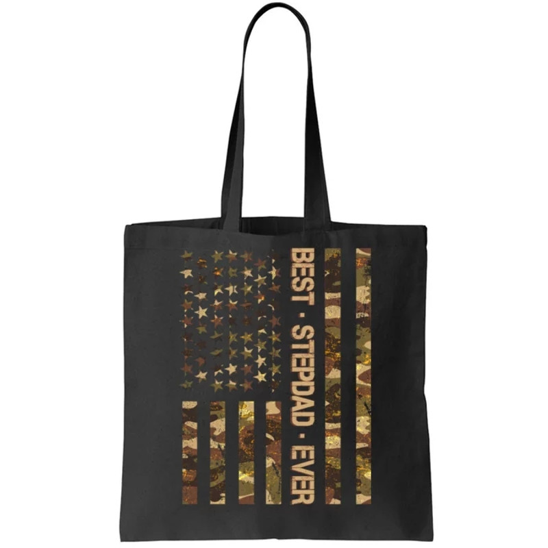 Best Stepdad Ever Camouflage Flag Tote Bag.jpg