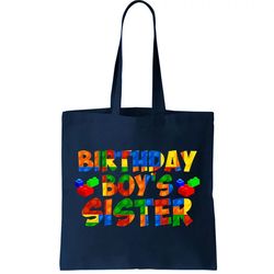 Birthday Boys Sister Tote Bag