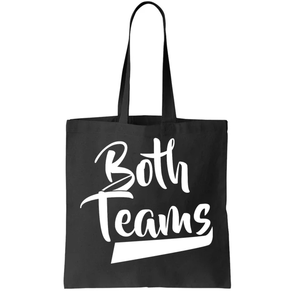 Both Teams Funny Gay Bisexual Equality Tote Bag.jpg