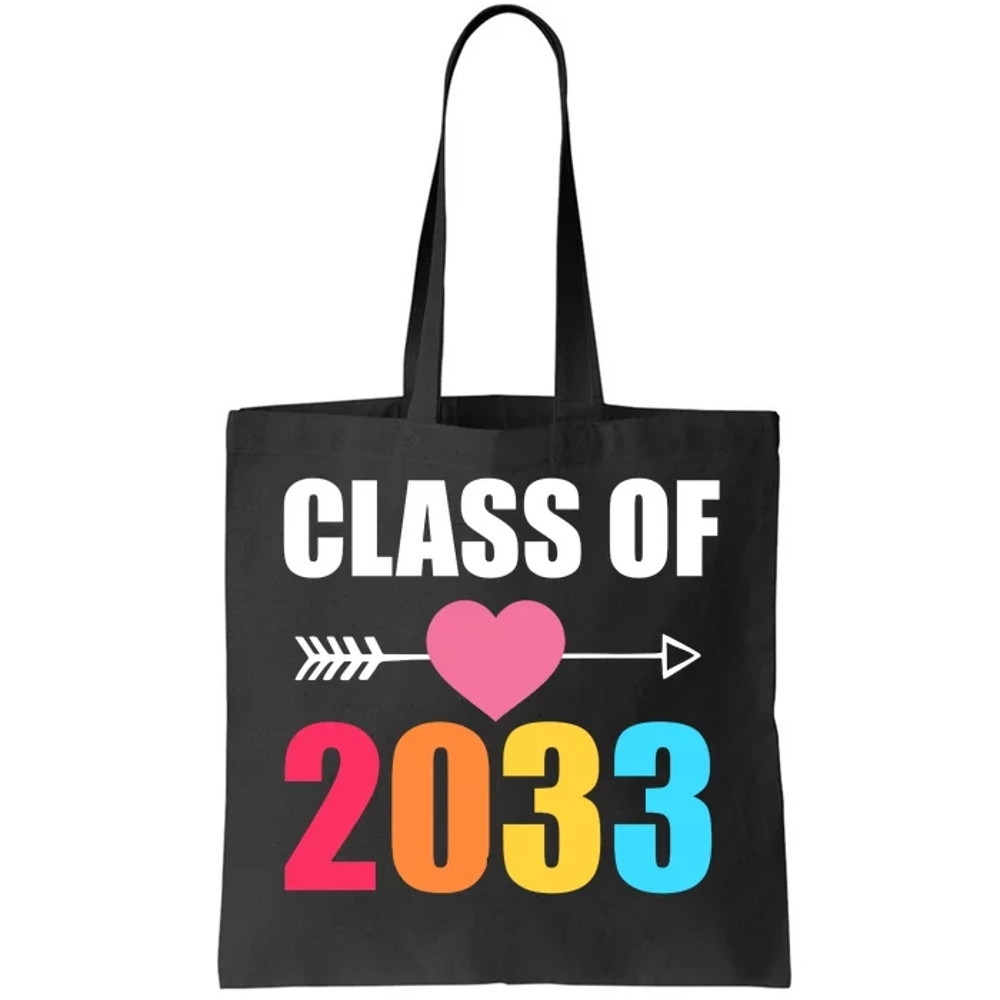 Class of 2033 School Kindergarten Colorful Tote Bag.jpg