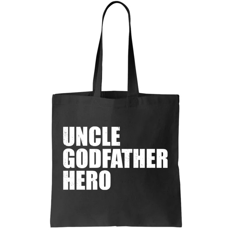 Distressed Uncle Godfather Hero Tote Bag.jpg