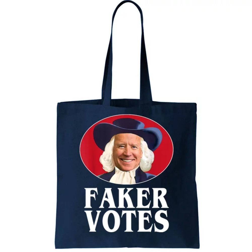 Faker Votes Funny Joe Biden Election Tote Bag.jpg