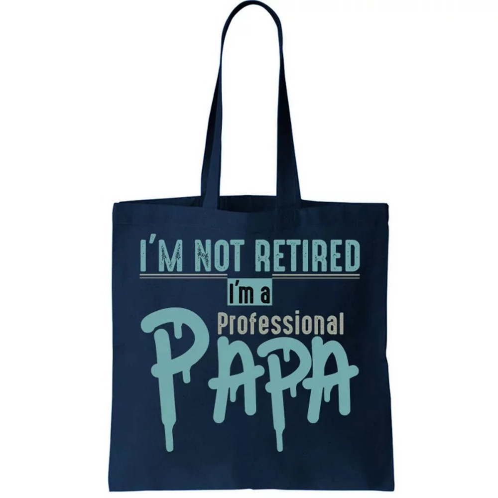 Funny Retired Professional Papa Tote Bag.jpg