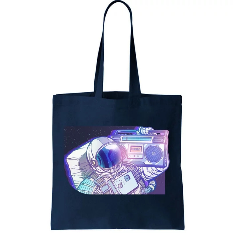 Retro Astronaut Galazy Boombox Tote Bag.jpg