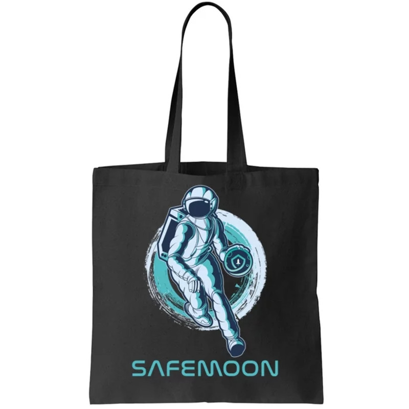 Safemoon Blockchain Cryptocurrency Astronaut Basketball Tote Bag.jpg
