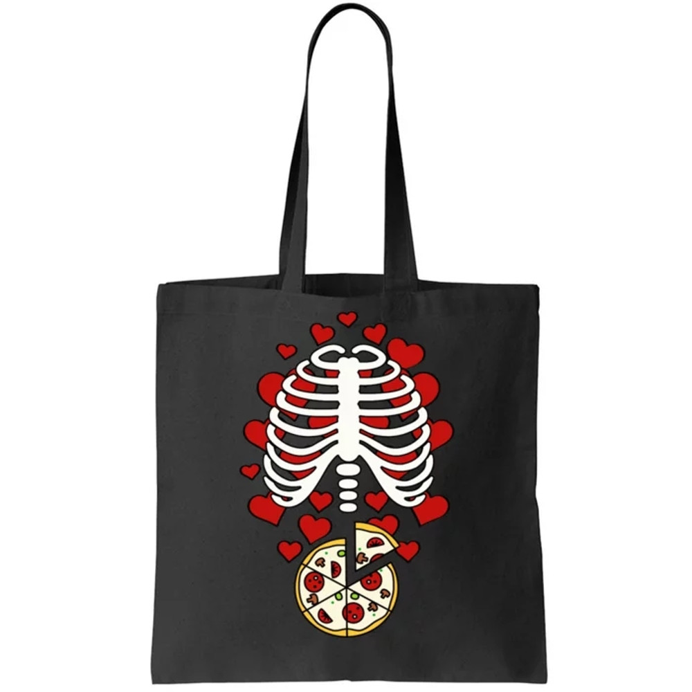 Skeleton Pizza Rib Cage X-Ray Tote Bag.jpg