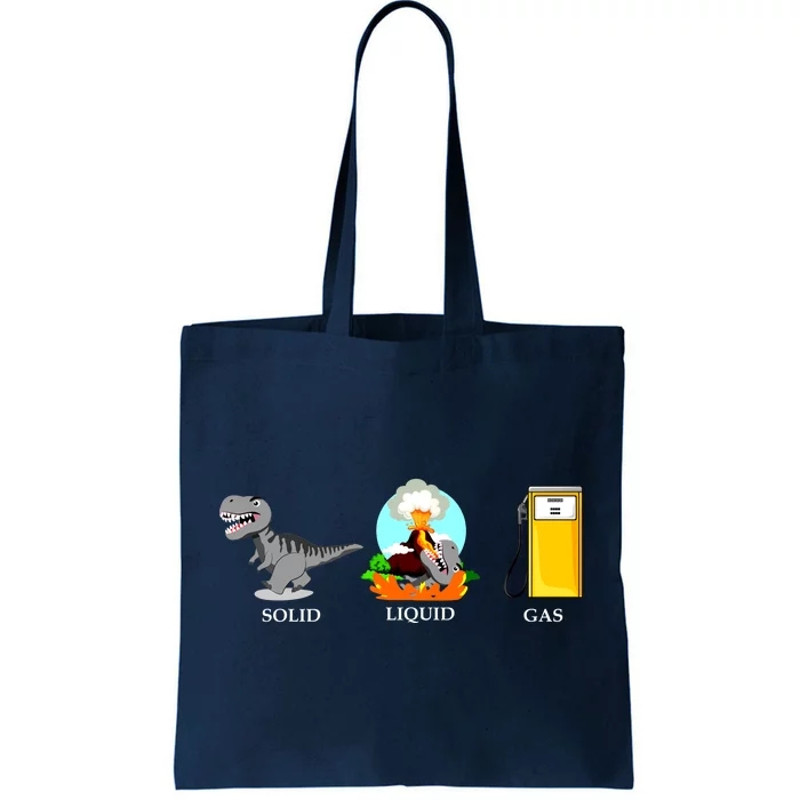Solid Liquid Gas Dinosaur Tote Bag.jpg