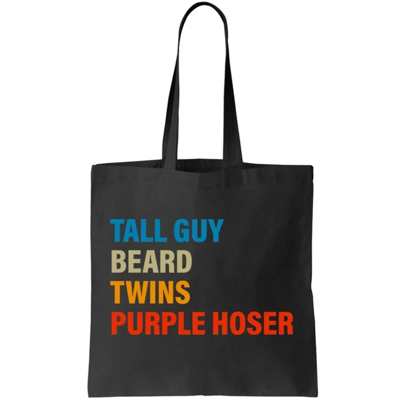 Tall Guy Beard Twins Purple Hoser Funny Meme Tote Bag.jpg