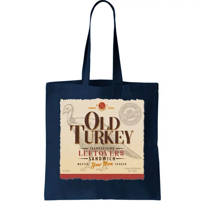 Thanksgiving Old Turkey Vintage Tote Bag.jpg