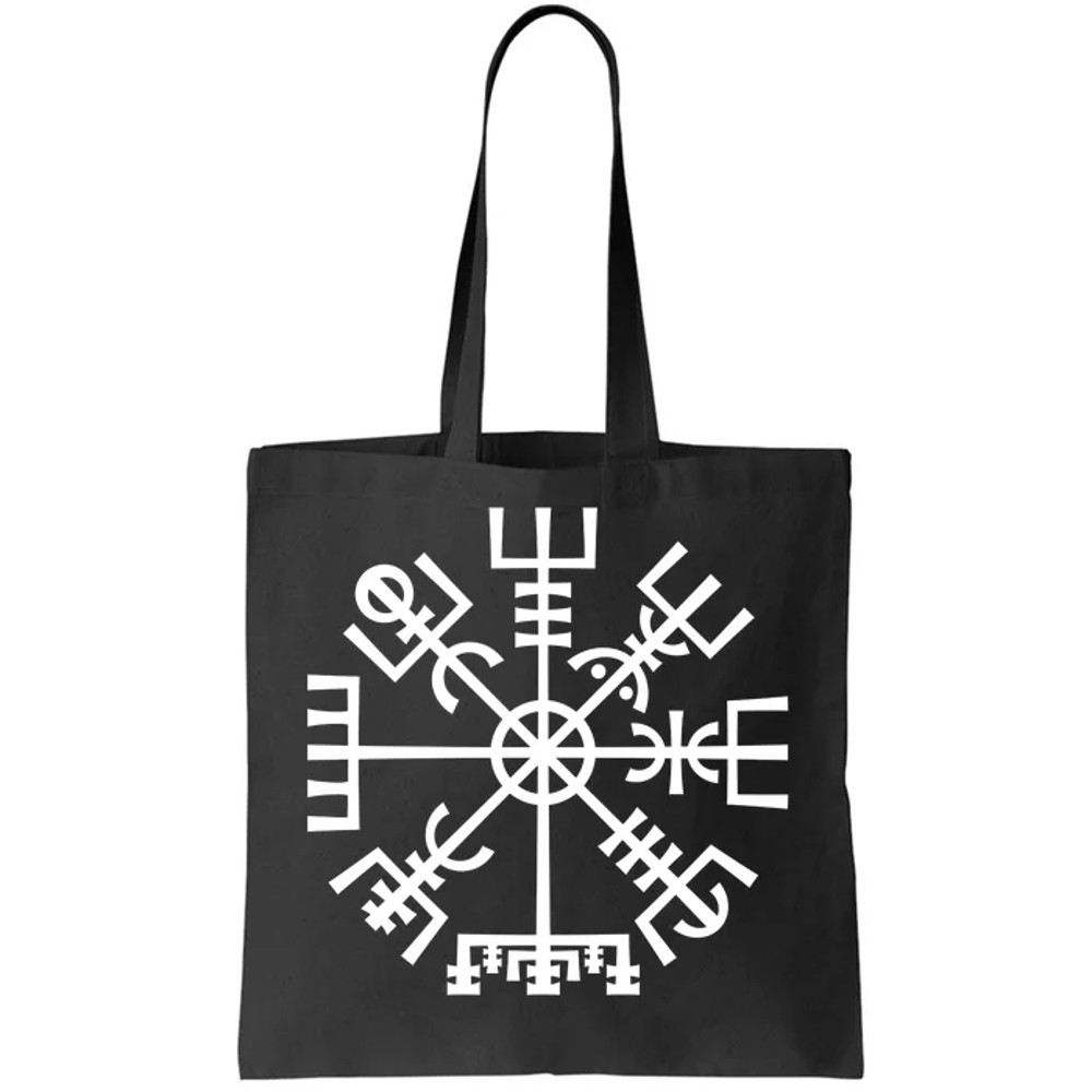 Vegvisir The Magic Navigation Compass of Vikings Tote Bag.jpg