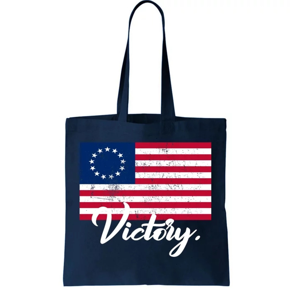 Victory America Betsy Ross Flag 1776 Tote Bag.jpg