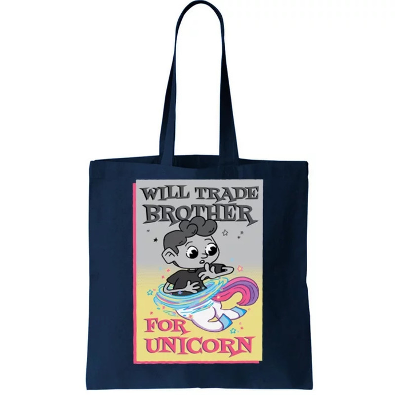 Will Trade Brother For Unicorn Tote Bag.jpg
