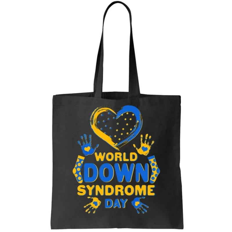 World Down Syndrome Day Painted Hands And Polka Dots Tote Bag.jpg