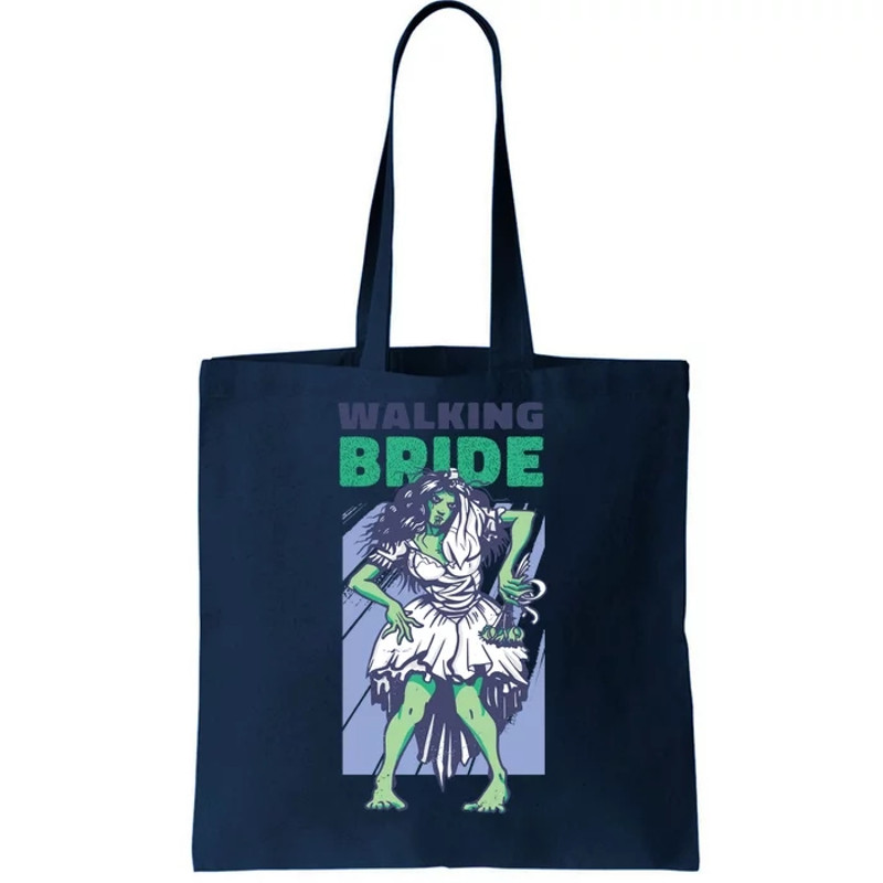 Zombie Walking Bride Tote Bag.jpg