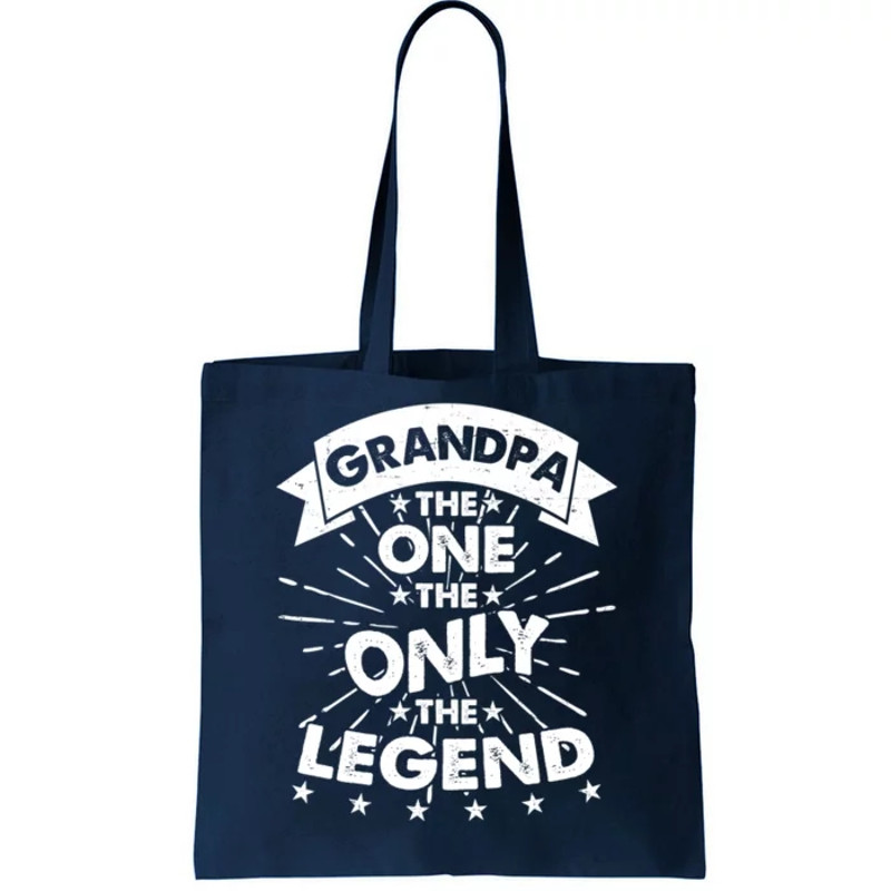 Grandpa The One The Only The Legend Tote Bag.jpg