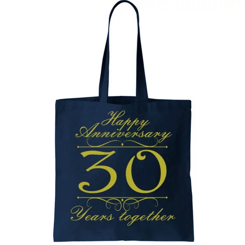 Happy Anniversary 30 Years Together Tote Bag.jpg