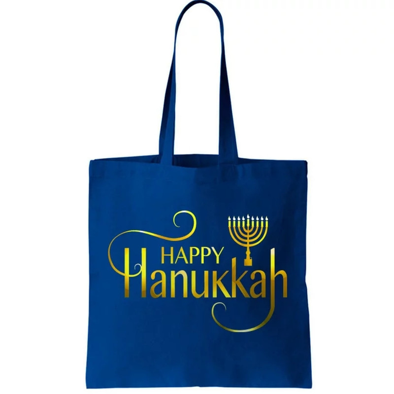 Happy Haunkkah Menorah Logo Tote Bag.jpg