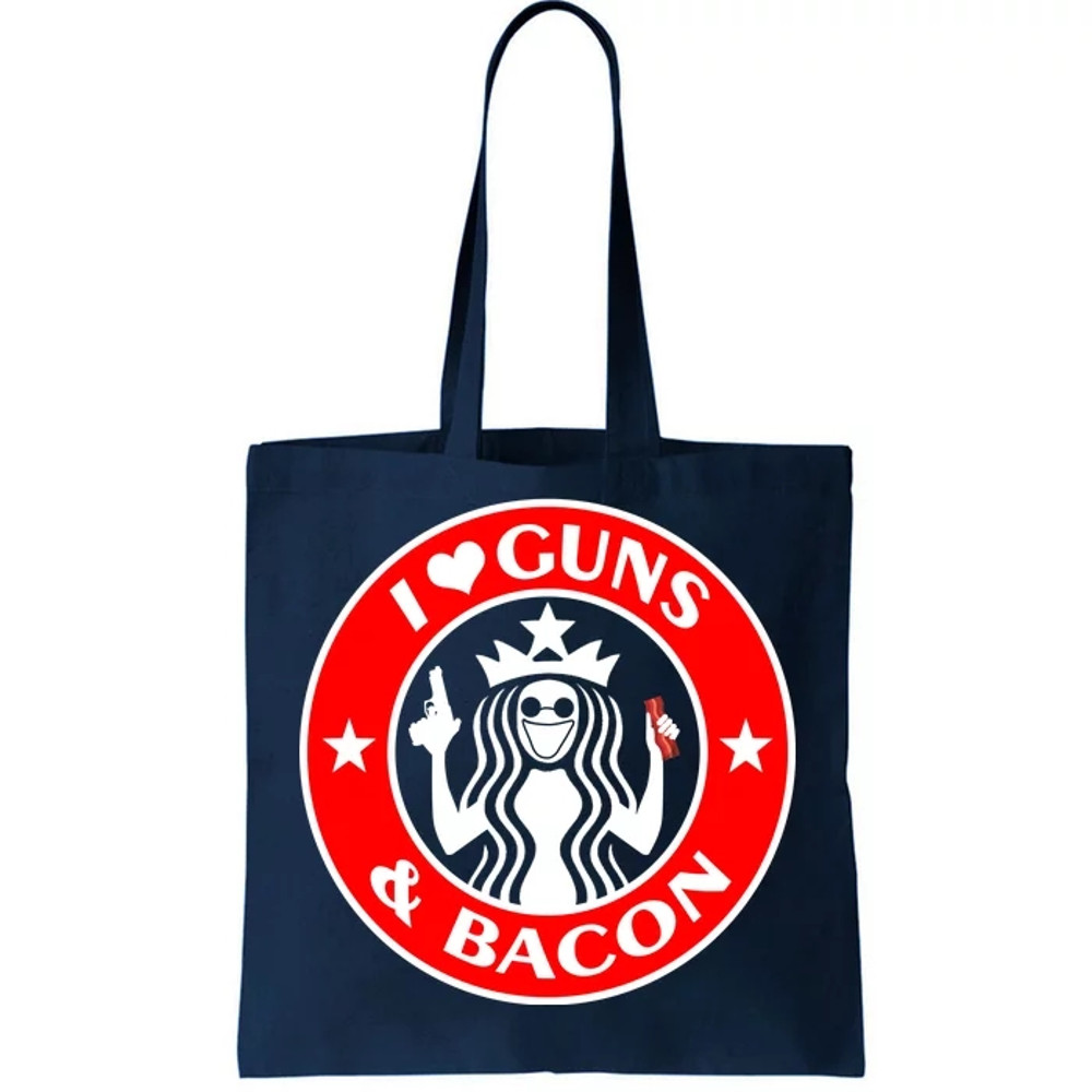 I Love Guns And Bacon Tote Bag.jpg