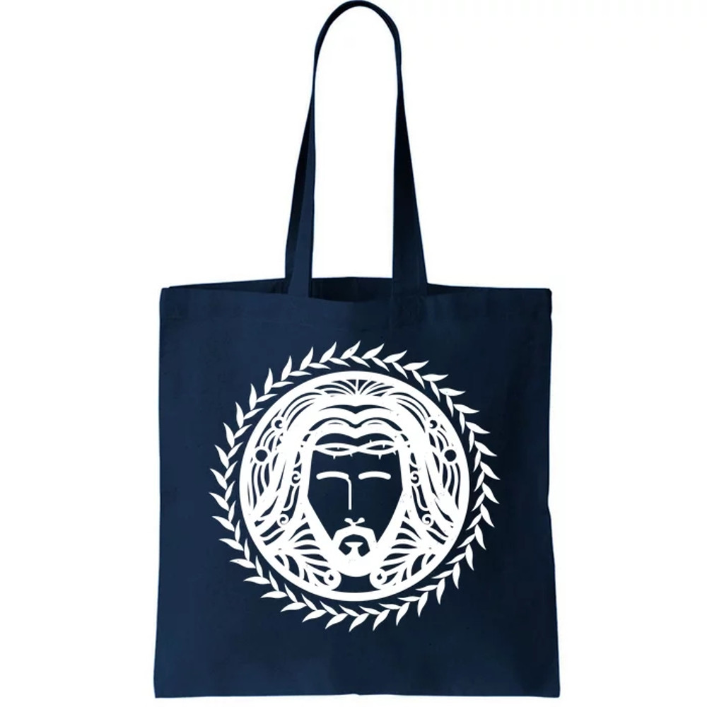 Jesus Easter Vintage Emblem Thorns Logo Tote Bag.jpg