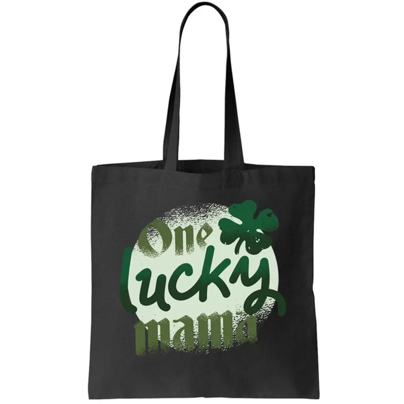 One Lucky Mama Irish Clover Tote Bag.jpg