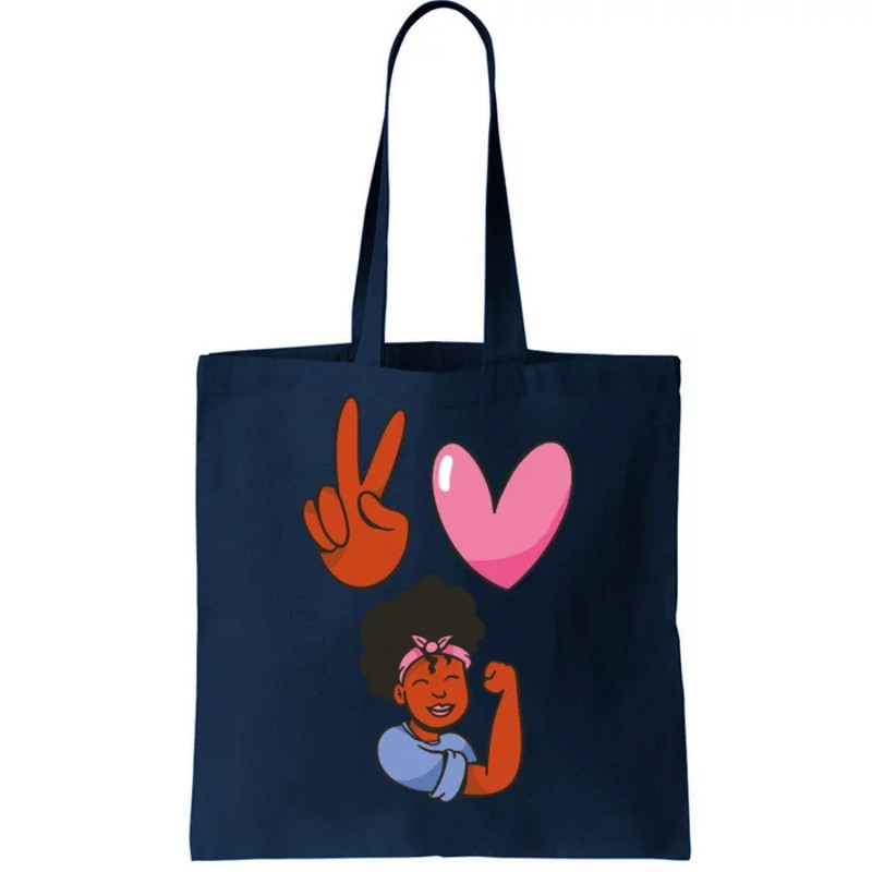 Peace Love Melanin Tote Bag.jpg