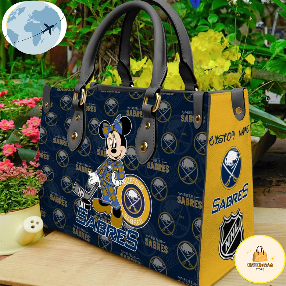 Buffalo Sabres NHL Minnie Women Leather Hand Bag.jpg