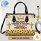 Delight Yourself In The Lord Psalm 37 4 Sunflower And Cross Personalized Leather Bag.jpg