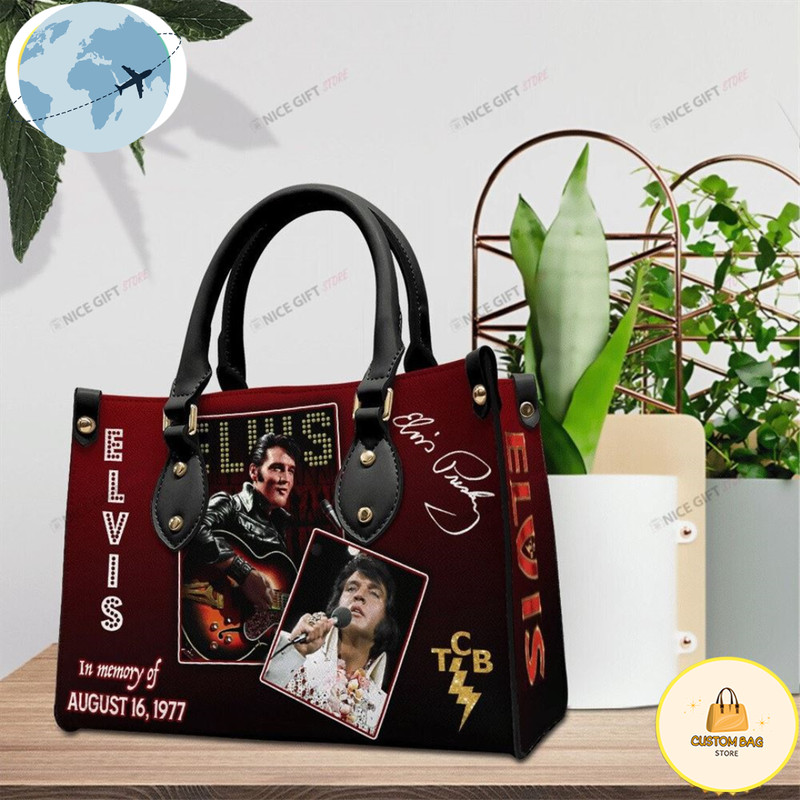 Elvis Presley 3D Leather Handbag The King Rock.jpg