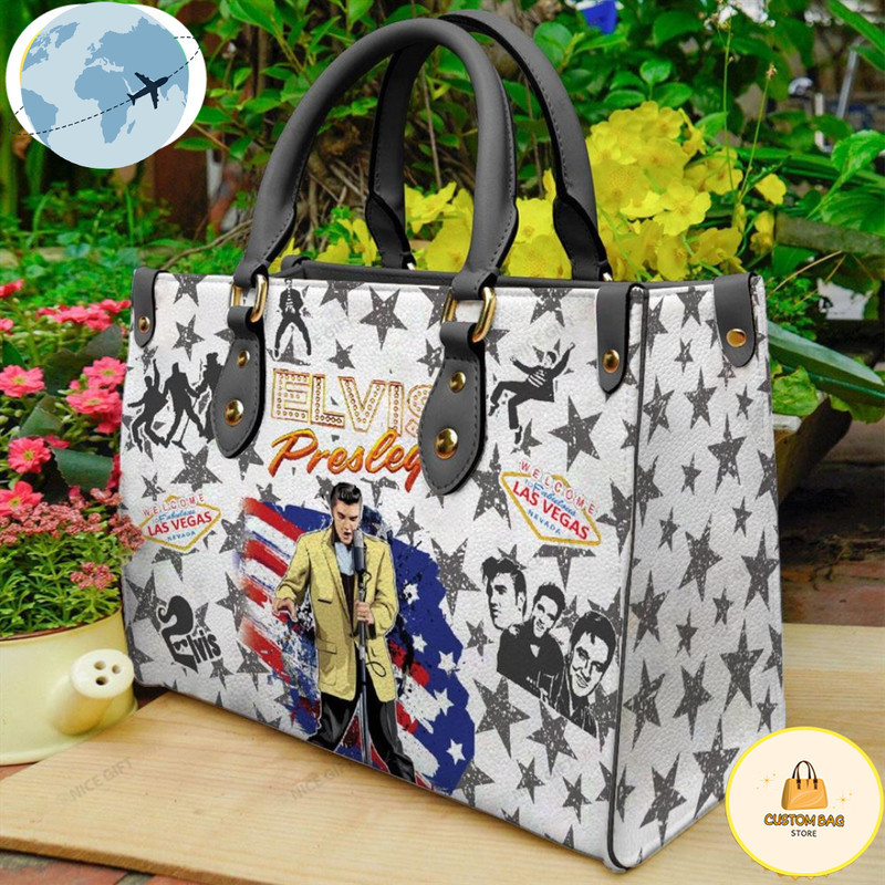 Elvis Presley Women 3D Leather Handbag Hot New.jpg