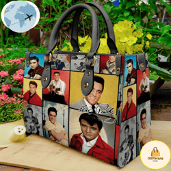 elvis presley women 3d rock leather handbag, custom bag, sport bag